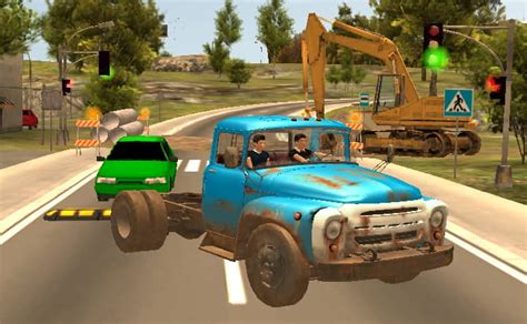 Russian Car Driver ZIL 130 ️ Play on CrazyGames.